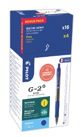 Geleroller PILOT G2+ 07 blå (20)