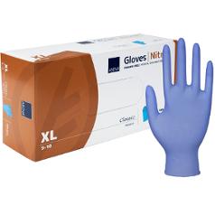 Hanske ABENA C.P nitril u/p XL blå(150)