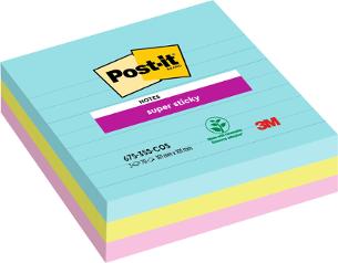 Notatblokk POST-IT SSN 101x101lj Cosm(3)
