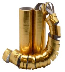 Dekor JOKER serpentiner 4m gull (2)