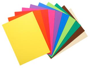 Aktomslag EXACOMPTA 80g assortert (100)