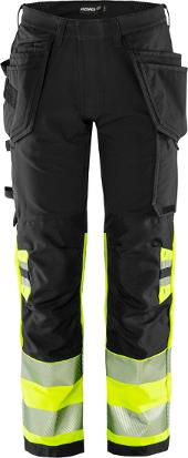 Bukse FRISTADS 2643 GSTP HiVis C64 sort