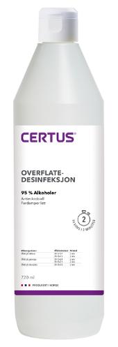 Overflatedesinfeksjon CERTUS 95% 0,72L