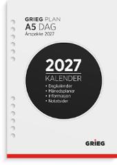 Årspakke GRIEG A5 2027 dag