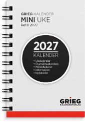 Lommekalender GRIEG Mini 2027 refill