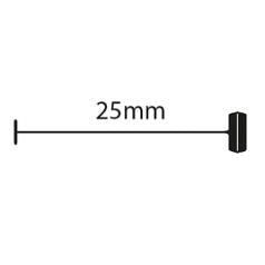 Plastnåler METO standard 25mm (5000)