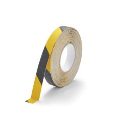 Gulvtape DURALINE Antiskli 25mm gul/sort