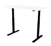 Skrivebord KENSON 140x80cm hvit/sort