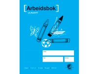 Arbeidsbok 17x21 80g ulinjert
