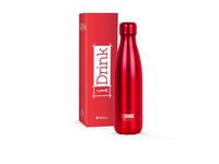 Termoflaske IDRINK 500ml metallisk rød