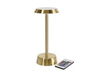 Bordlampe DUNI Nour Led oppladb messing
