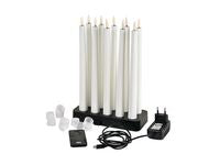 Antikklys DUNI led m/ladestasjon (10)