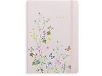 Notatbok BURDE Deluxe A5 pink meadow
