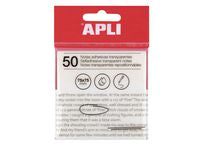 Notatblokk APLI transparent 75x75