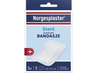 Bandasje Scankvikk 5x7,5cm 5stk hvit