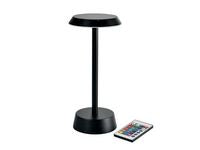 Bordlampe DUNI Nour Led oppladb gråsort