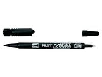 Merkepenn PILOT Twin 0.4-0.8mm sort (20)