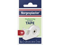 Tape Scanpor 1,25cmx10m hvit