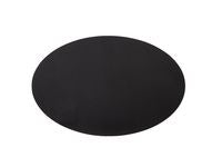 Bordbrikke West PVC 43,5x28cm oval sort