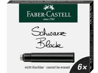 Blekkpatron FABER CASTELL sort (6)