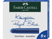 Blekkpatron FABER CASTELL blå (6)