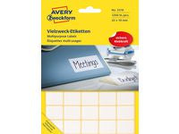 Etikett AVERY manuell 22x18mm (1200)