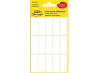 Etikett AVERY manuell 14x38mm hvit (90)