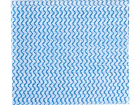 Engangsklut 50x35cm blå/hvit (50)