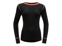 Trøye DEVOLD Basic Dame ull 2XL sort