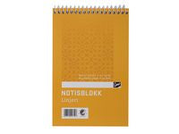 Notisblokk EMO 9x14cm 60g 50bl linj spir