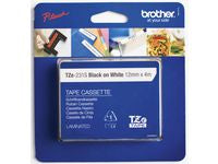 Tape BROTHER TZe231S2 12mmx4m sort/hvit