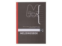 Meldingsbok EMO A6 paginert 48 sider