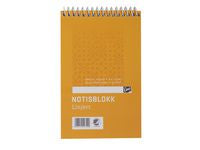 Notisblokk EMO 8x13cm 60g 50bl linj spir