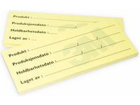 Matmerking POST-IT 100x40mm gul (6)