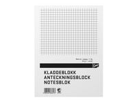 Kladdeblokk EMO A5 60g 100 blad ruter
