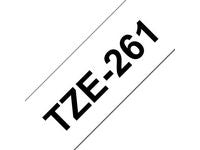 Tape BROTHER TZe-261 36mmx8m sort/hvit