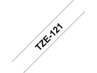 Tape BROTHER TZe-121 9mmx8m sort/klar