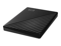 Harddisk WD Passport 2TB HDD sort