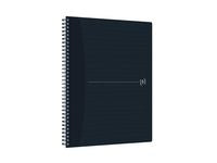 Notatbok OXFORD Origins A4+ lin 90g sort