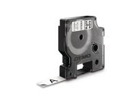 Tape DYMO D1 12mm x 5,5m sort/hvit