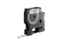 Tape DYMO D1 9mm x 7m sort/hvit