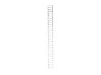 Metallspiral PAVO 6,4mm 1/4 hvit (100)
