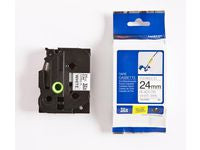 Tape BROTHER TZe-FX251 24mmx8m sort/hvit