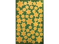 Etikett AVERY dekor gullstjerner ass (2)