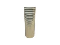 Diskrull 154mx57cm gull/hvit striper