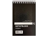 Notatblokk EMO A6 70g 100bl linj spiral