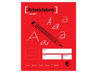 Arbeidsbok 17x21 80g 11,5mm linjert