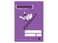Arbeidsbok A4 80g 17mm ulinjert/linjert