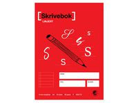 Skrivebok A4 80g 24bl 9mm marglinje