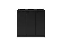 Avfallsbeholder BICA 873 3x65L sort